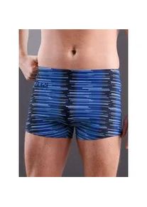 Badehose feel good Gr. 7, Normalgrößen, blau (royalblau-himmelblau-bedruckt) Herren Badehosen