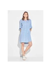 Blusenkleid Cecil Gr. M (40), US-Größen, blau (soda blouse blue) Damen Kleider mit Knopfleiste