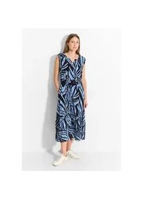 Sommerkleid Cecil Gr. XXL (46), US-Größen, blau (universal blau) Damen Kleider mit Eingrifftaschen