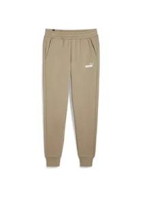 Sporthose Puma "Essentials+ 2 Col Logo Hose Herren" Gr. S, Normalgrößen, beige (oak branch beige) Herren Hosen