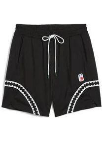 Shorts Puma "Crowd Craze Mesh Basketballshorts Herren" Gr. XL, Normalgrößen, schwarz Herren Hosen