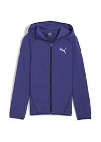 Sweatjacke Puma "ACTIVE SPORTS Kapuzenjacke Jungen" Gr. 176, blau (lapis lazuli blue) Kinder Sweatjacken