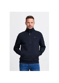 Sweatshirt FQ1924 "FQ1924 FQWILLIAM zipneck sweatshirt" Gr. XL, grau (salute) Herren Sweatshirts