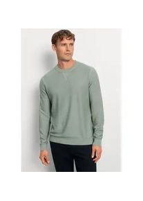 Rundhalspullover OLYMP "OLYMP Strick Casual" Gr. M, grün (hellgrün) Herren Pullover