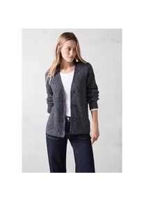 Cardigan Cecil Gr. XXL (46), blau (universal blue) Damen Strickjacken im soften Baumwoll-Mix