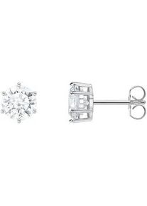 Paar Ohrstecker Thomas Sabo "Schmuck Silber 925 Ohrringe Solitär, H2300" Gr. Silber 925 (Sterlingsilber), silberfarben (silberfarben, kristallweiß, kristallweiß) Damen mit Zirkonia (synth.)