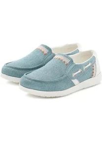 Sneaker Vivance Gr. 40, blau (türkis) Damen Schuhe Slip-On-Sneaker, Freizeitschuh, Halbschuh VEGAN