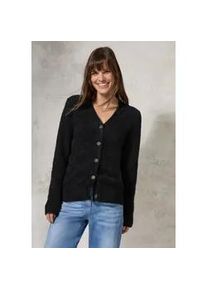 Cardigan Cecil Gr. XL (44), schwarz Damen Strickjacken mit V-Ausschnitt