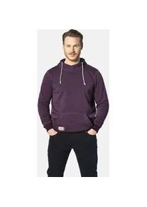 Kapuzensweatshirt Jan Vanderstorm "Sweatshirt BLANKARD" Gr. 5XL, rot (dunkelrot melange) Herren Sweatshirts mit asymmetrischem Kragen