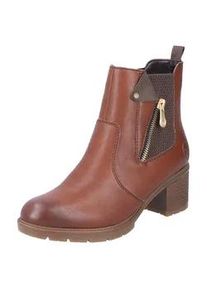 Winterstiefelette Rieker Gr. 36, braun (nussbraun) Damen Schuhe Stiefelette, Boots, Blockabsatz, mit Innenreißverschluss