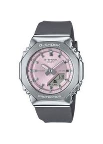 Chronograph Casio G-SHOCK Armbanduhren grau, rosa, grau Herren Quarzuhr, Armbanduhr, Damenuhr, Herrenuhr, Stoppfunktion, Resinband