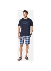 Shorty Babista "Kurzer Schlafanzug ANGEFIZZI" Gr. XXL, blau (dunkelblau) Herren Homewear-Sets