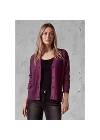 Cardigan Cecil Gr. XXL (46), rosa (beloved berry) Damen Strickjacken mit V-Ausschnitt