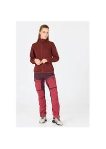 Fleecejacke WHISTLER "SAMANI" Gr. 36, rot (rot, meliert) Damen Jacken aus schnell trocknendem Funktionsmaterial