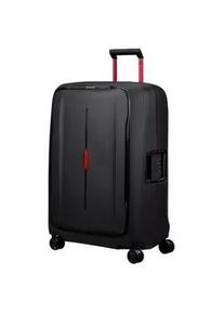 Hartschalen-Trolley Samsonite "ESSENS 75" Gr. B/H/T: 52cm x 75cm x 33cm 111 l, charcoal/red Koffer Reisekoffer Hartschalenkoffer für Flugreisen TSA-Schloss