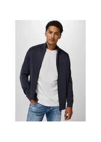 Strickjacke Street One MEN Gr. XL (44), blau (nightfall blue) Herren Strickjacken aus reiner Baumwolle