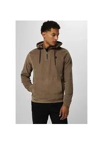 Sweatshirt Street One MEN Gr. XXL (46), braun (mocha braun) Herren Sweatshirts mit Kängurutasche