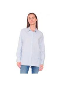 Klassische Bluse Le Temps Des Cerises "JAMAY" Gr. S, weiß (hellblau, weiß) Damen Blusen mit gestreiftem Design