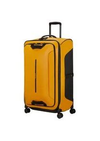 Weichgepäck-Trolley Samsonite "ECODIVER 79" Gr. B/H/T: 47cm x 79cm x 32cm 117 l, gelb Koffer Aufgabegepäck Reisegepäck Weichgepäck-Koffer Fronttasche