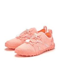 Sneaker Lascana, Damen, Gr. 36, rot (koralle, peach), Obermaterial: 80% Textilmaterial, 20% Lederimitat. Decksohle: 100% Textilmaterial. Futter: 100% Textilmaterial. Laufsohle: 100% Synthetik, unifarben, Basic, Schuhe Sneaker, Freizeitschuh, Halbschuh ultraleicht mit flexibler Sohle VEGAN