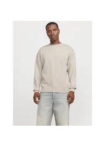 Jack & Jones Sweatshirt JACK & JONES "JJESTAR BASIC SWEAT CREW NECK NOOS" Gr. S, gelb (moonbeam) Herren Sweatshirts mit Rundhalsausschnitt