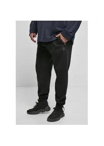 Stoffhose Urban Classics "Urban Classics Herren Basic Track Pants" Gr. L, US-Größen, schwarz Herren Hosen