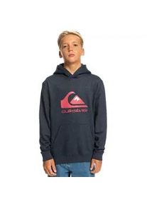 Kapuzensweatshirt Quiksilver "Big Logo" Gr. 14, blau (navy blazer heather) Kinder Sweatshirts