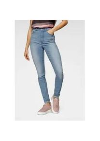 Skinny-fit-Jeans Only "ONLPAOLA" Gr. XS (34), Länge 28, blau (light denim) Damen Jeans 5-Pocket-Jeans mit Stretch