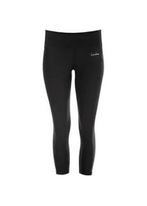 Leggings WINSHAPE "AEL302" Gr. L, Normalgrößen, schwarz Damen Hosen Leggings mit leichtem Kompressionseffekt