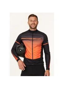 Radtrikot Endurance "Jillard" Gr. L, orange (orange, schwarz) Herren Trikots mit reflektierenden Elementen