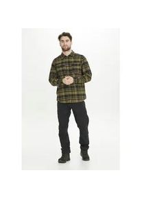 Fleeceshirt WHISTLER "Flannel" Gr. L, grün (olivgrün) Herren Shirts aus atmungsaktivem Funktionsmaterial