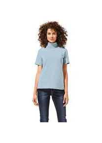 Rollkragenshirt Heine "Rollkragen-Shirt" Gr. 38, blau (bleu) Damen Shirts