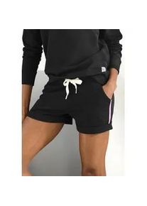 H.I.S. Strandshorts H.I.S Gr. 44/46, N-Gr, schwarz Damen Hosen Sweatshorts mit seitlichen Tapestreifen