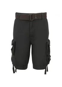 Cargoshorts BRANDIT "Brandit Herren Savage Vintage Cargo Shorts" Gr. S, US-Größen, grau (charcoal) Herren Hosen