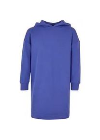 Shirtkleid Urban Classics "Urban Classics Damen Girls Oversized Terry Hoody Dress" Gr. 146/152, Normalgrößen, lila (purpleday) Mädchen Kleider Sweatkleid Minikleid