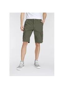 Cargoshorts AJC Gr. 31, Länge 32, grün (khaki) Herren Hosen aus strukturiertem Web