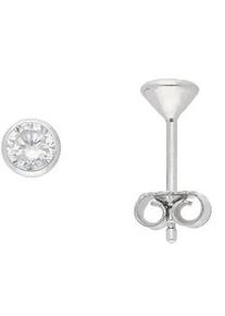 Paar Ohrhänger ADELIA ́S "925 Silber Ohrringe Ohrstecker Ø 4,5 mm" Gr. Damen, Silber 925 (Sterlingsilber), silberfarben (silber) Damen mit Zirkonia Silberschmuck für