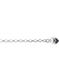 Fußkette ADELIA ́S "925 Silber Erbs Fußkettchen 25 cm Ø 2,5 mm" Gr. Silber 925 (Sterlingsilber), silberfarben (silber) Damen Silberschmuck für