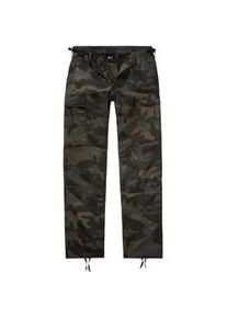 Cargohose BRANDIT "Brandit Damen Ladies BDU Ripstop Trouser" Gr. 31, Normalgrößen, grün (schwarzcamo) Damen Hosen