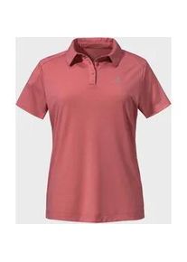 Schöffel Poloshirt SCHÖFFEL "Polo Shirt Ramseck L" Gr. 42, rosa (3245 - rosa) Damen Shirts