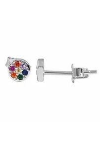 Paar Ohrstecker ADELIA ́S "Damen aus 925 Silber mit Zirkonia" Ohrringe Gr. Damen, bunt Damen