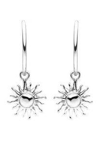 Paar Creolen PURELEI "Schmuck Geschenk Sun Ohrringe, mit abnehmbaren Einhänger, Earring-Sun" Ohrringe Gr. Edelstahl, silberfarben (edelstahlfarben) Damen Einhänger abnehmbar