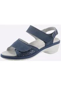 Sandalette Classic Basics Gr. 41, blau (jeansblau) Damen Schuhe