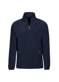 Fleecejacke TRIGEMA "TRIGEMA Fleecejacke" Gr. XL, blau (navy) Damen Jacken