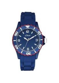 Quarzuhr s.Oliver "2036495" Armbanduhren blau (dunkelblau) Kinder Armbanduhr, Kinderuhr, ideal auch als Geschenk