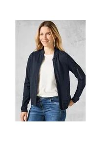 Cardigan Cecil Gr. XXL (46), blau (deep petrol) Damen Strickjacken aus softem Materialmix