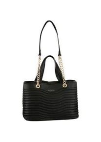 Henkeltasche Bruno Banani Gr. B/H/T: 33cm x 23cm x 15cm, schwarz Damen Taschen mit goldfarbenen Kettendetails