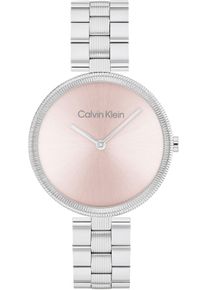 Calvin Klein Damen Quarzuhr "TIMELESS", silber, Armbanduhren, Armbanduhr, Damenuhr, Mineralglas, Edelstahlarmband