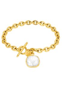 JOOP! JOOP Damen Armband "2035892", Edelstahl, gold, Edelstahl, Armbänder, mit Perlmutt