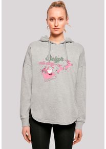 F4NT4STIC Damen Kapuzenpullover "Sleigh all day Santas Reindeers", grau, casual, Gr. M, Obermaterial: 100% Baumwolle, Pullover, Premium Qualität,